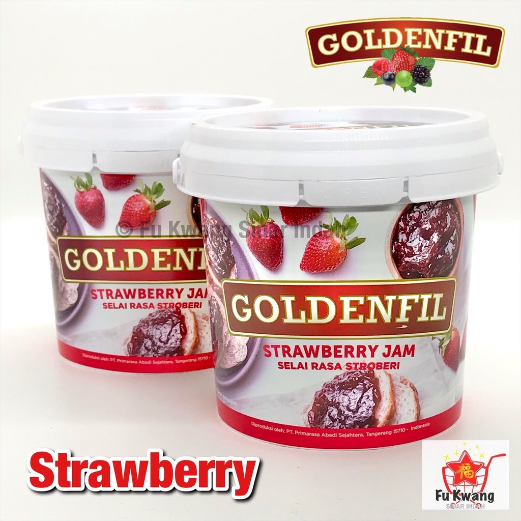 

Goldenfil Strawberry Jam Selai Olesan 1 kg