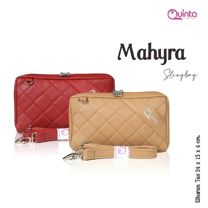 TAS QUINTA SELEMPANG MAHYRA SLINGBAG TAS MULTIFUNGSI Dengan Quilting Bahan Lapis Tiga Tas Pengatur