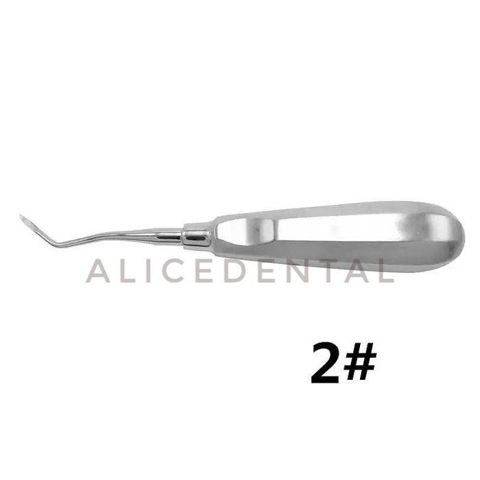 Dental Bein Bengkok Lengkung Root Elevator Luxator Alat Tang Cabutgigi