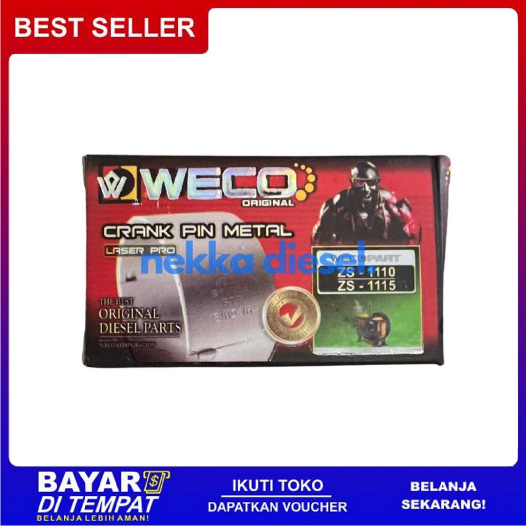 FREE ONGKIR CRANK PIN METAL ZS-1110 / ZS-1115 WECO BISA COD