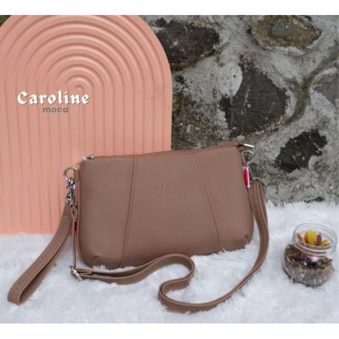 CAROLINE BY INOE ORI TAS WANITA SLEMPANG Selempang Kulit nur