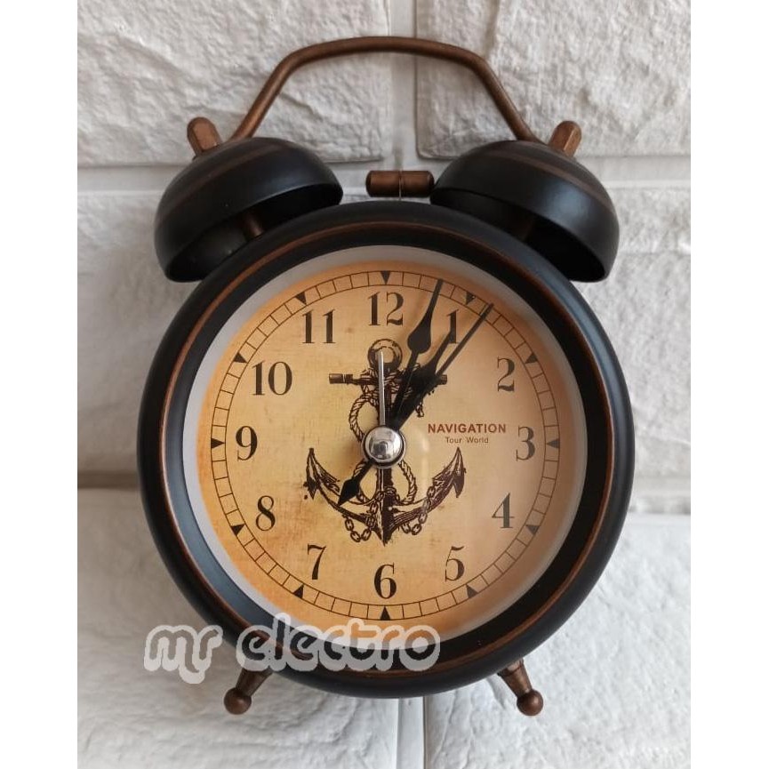 Terlaris Jam Weker 8819 - Jam Weker Clasic Kuno - Jam Weker Karakter - Jam Meja