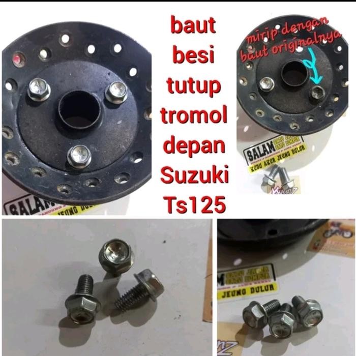 Baut Tutup Tromol Depan Ts125 Baut Tutup Plat Tromol Depan Ts125