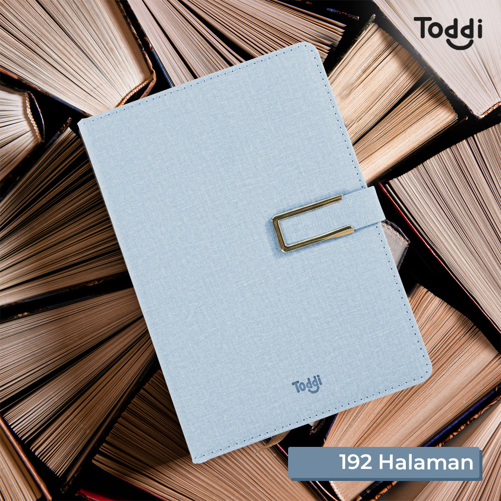 

Buku Jurnal Hardcover Notebook Diary 72GSM 192 Halaman Grid-Baby Blue
