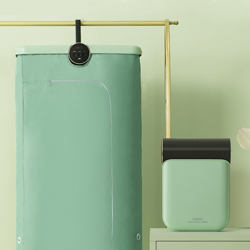 Pengering Pakaian Listrik Lipat Rak Pengeringan Cerdas Mesin Pengering Gantung Waktu Disinfeksi UV M