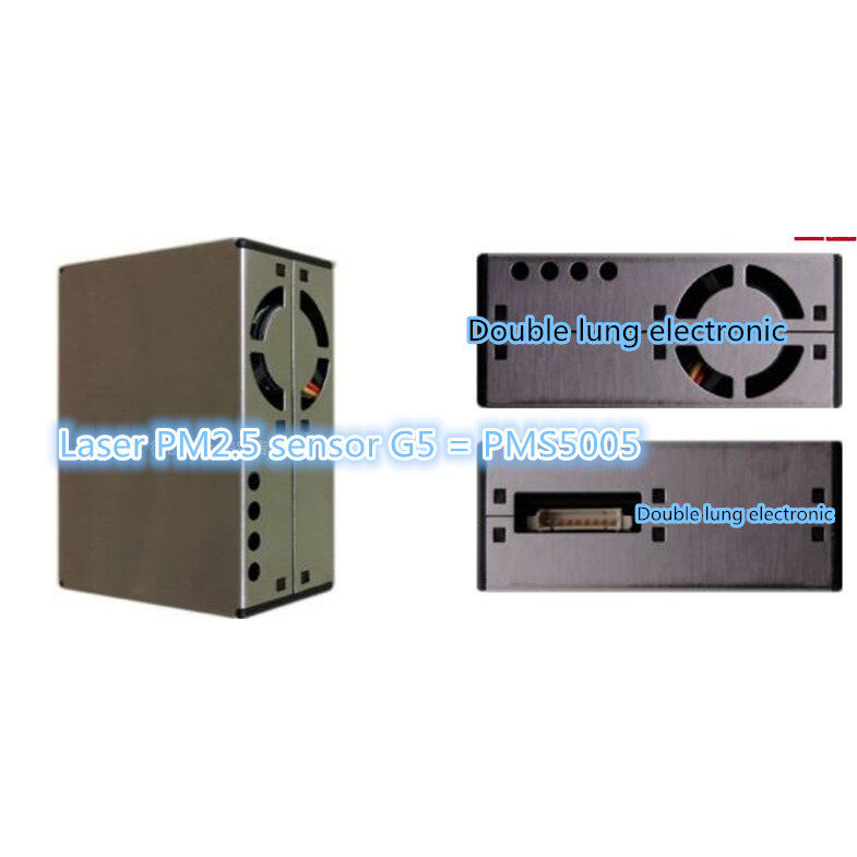 PMS5005 Sensor Pm2.5 Laser Presisi Tinggi PM2.5 Sensor Partikel Udara/Debu, Bagian Dalam Laser, Pemb