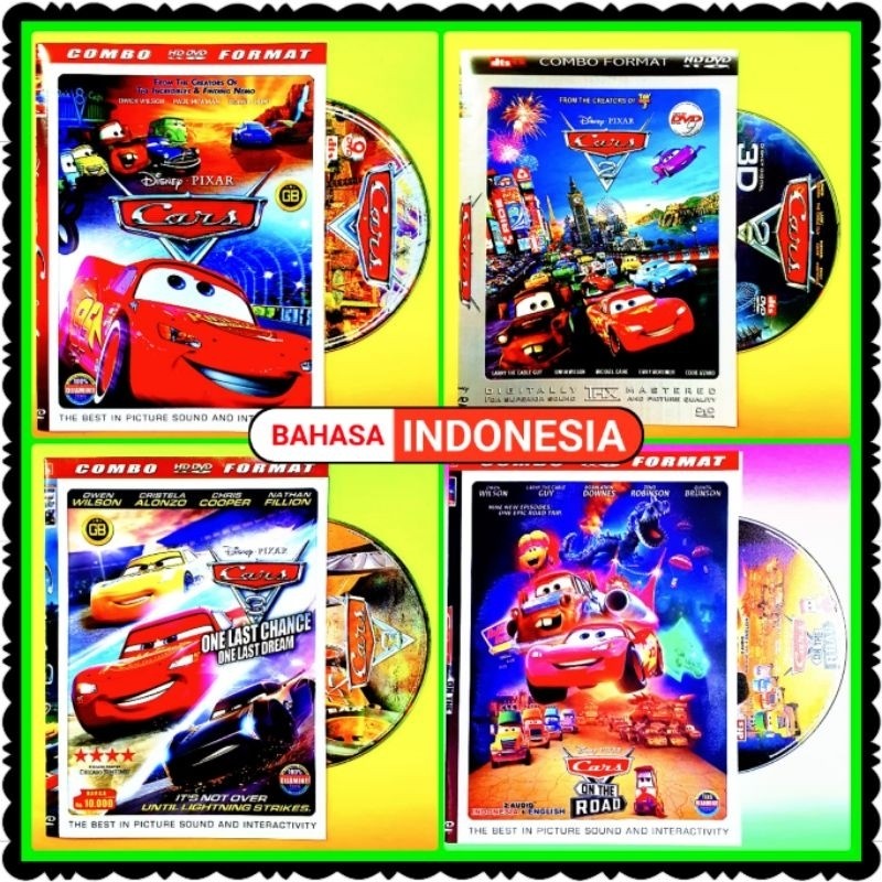 KASET FILM DISNEY CARS DUBBING BAHASA INDONESIA-KASET FILM CARS 3-KASET CARTOON CARS-KASET CARS
