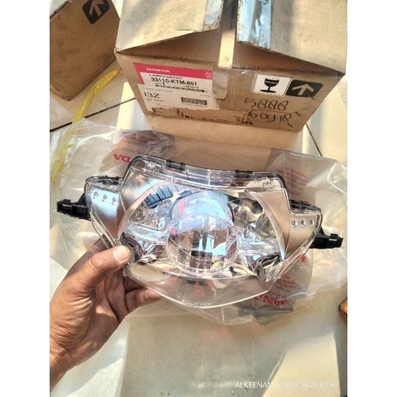 Ready Stock Reflektor Lampu Depan Headlamp Honda Supra X 125 Old Lama Original Ahm 33110 Ktm 851