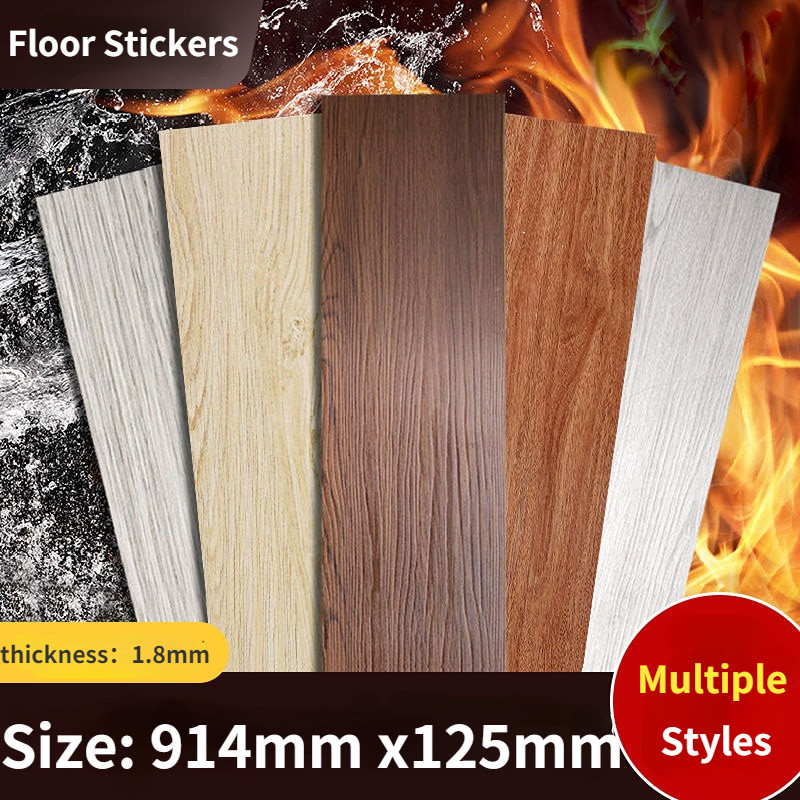 Stiker Lantai Perekat Tanah Tahan Air Anti Selip Tahan Lembab Lantai Kulit Lantai Rumah Tangga Stike