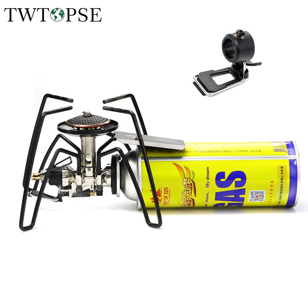 TWTOPSE Kompor Gas Laba-laba Berkemah untuk SOTO ST310 Ransel Lipat Kompor Elektronik Pemanas Tungku
