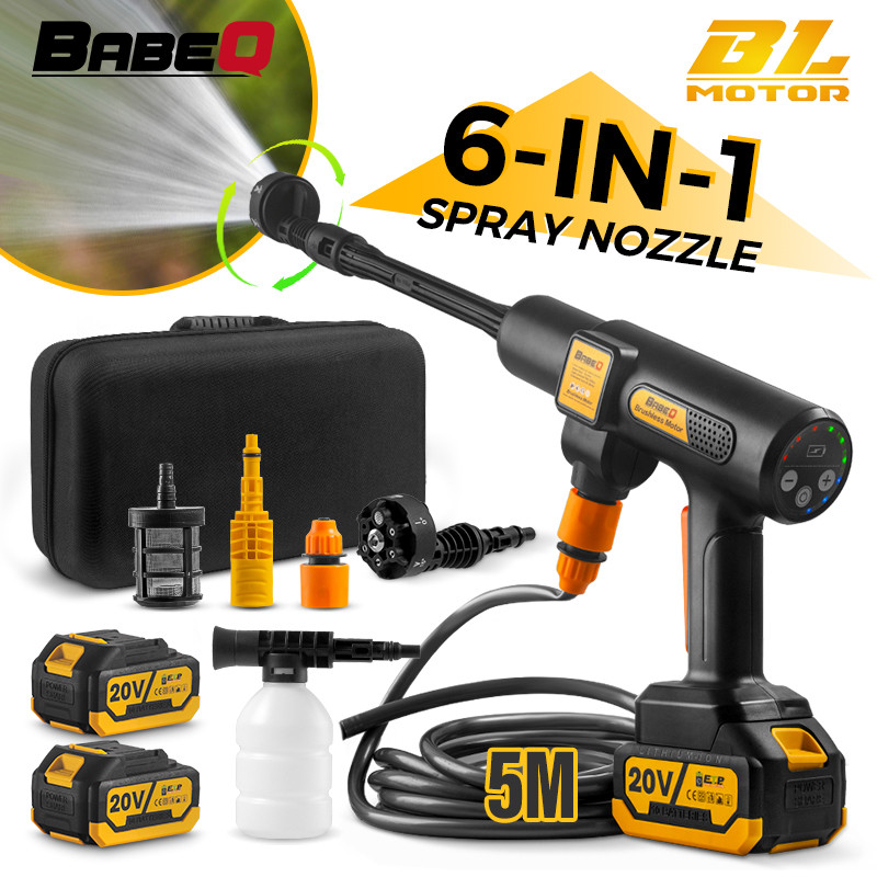 Pistol Pencuci Mobil Tekanan Tinggi 200Bar Generator Busa Pembersih Semprotan Pistol Air Mesin Cuci 