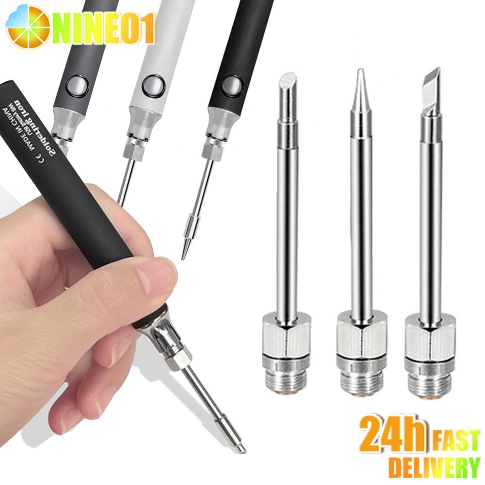 Besi solder elektrik suhu dapat disesuaikan solder las stasiun pengerjaan ulang ujung pensil panas a