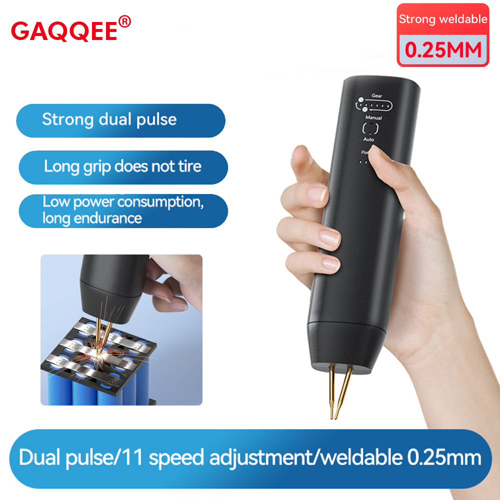 Mesin Las Titik Baterai Genggam Portabel Tukang Las Titik Dapat Disesuaikan 11 Gigi Mesin Las Titik 