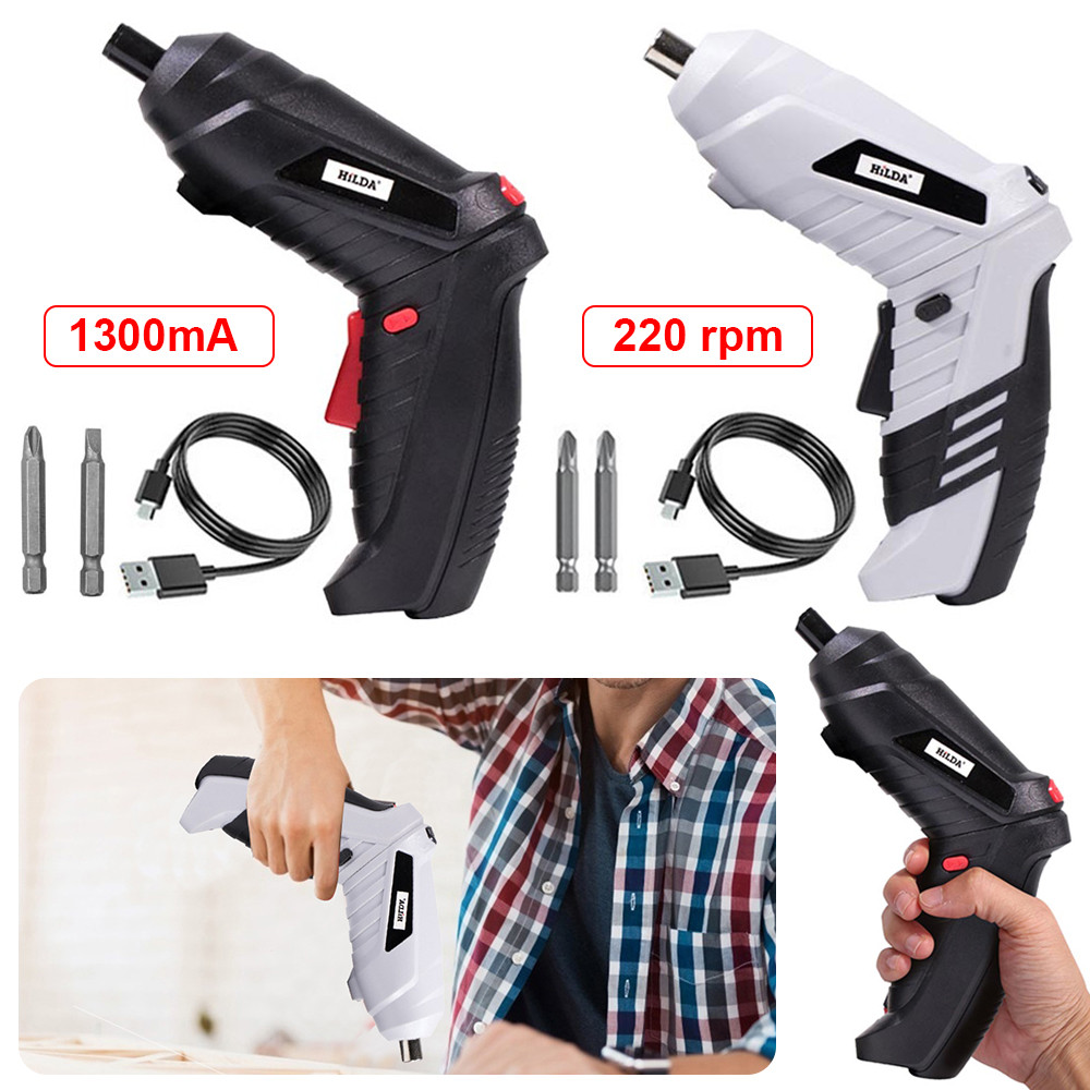 Obeng Listrik Baterai Obeng Tanpa Kabel Isi Ulang Obeng Lithium Isi Ulang Bor Obeng Listrik