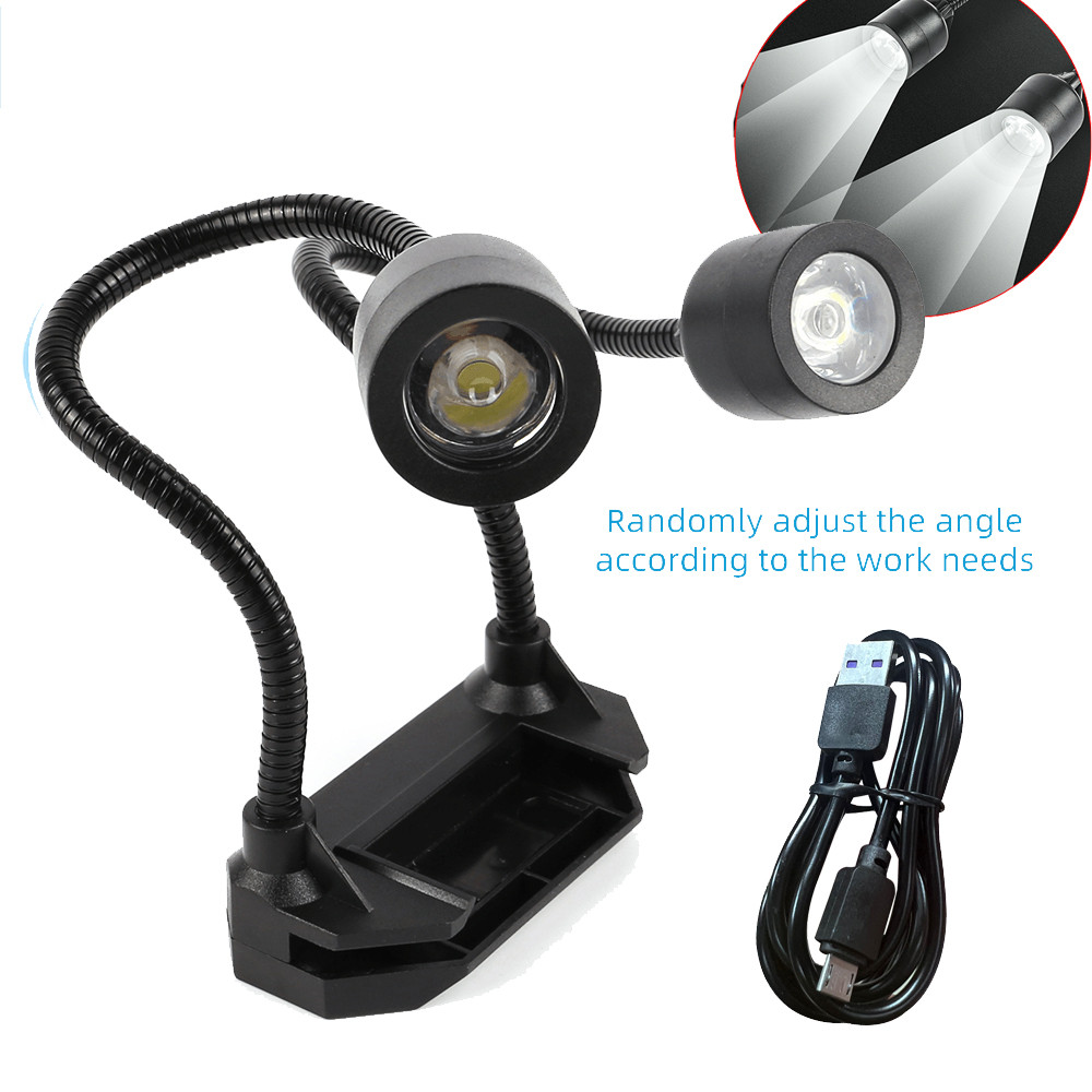 Lampu Iluminator Kepala Ganda LED Mikroskop untuk Lampu Mikroskop G1600 G1200 untuk Lampu Kamera Mik