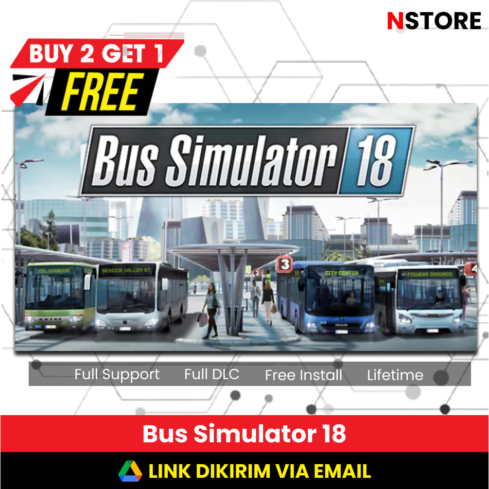 BUS SIMULATOR 18 - GAME PC/LEPTOP - DOWNLOAD LANGSUNG MAIN