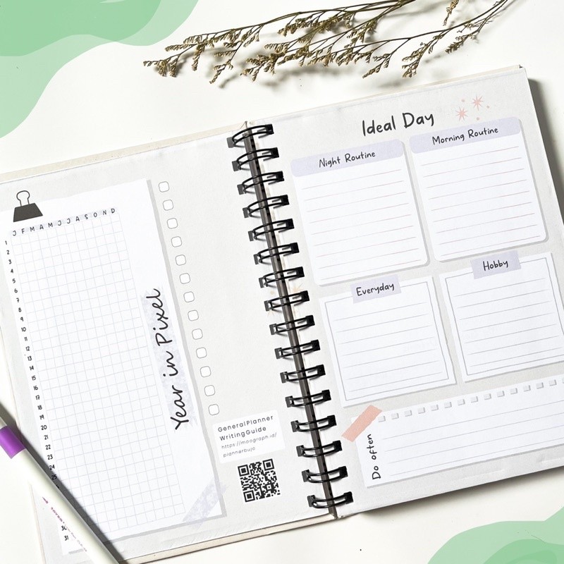 

Planner 2025 2026 Tema Bujo / Weekly Planner / Monthly Planner / Daily Planner / Journal / Buku /