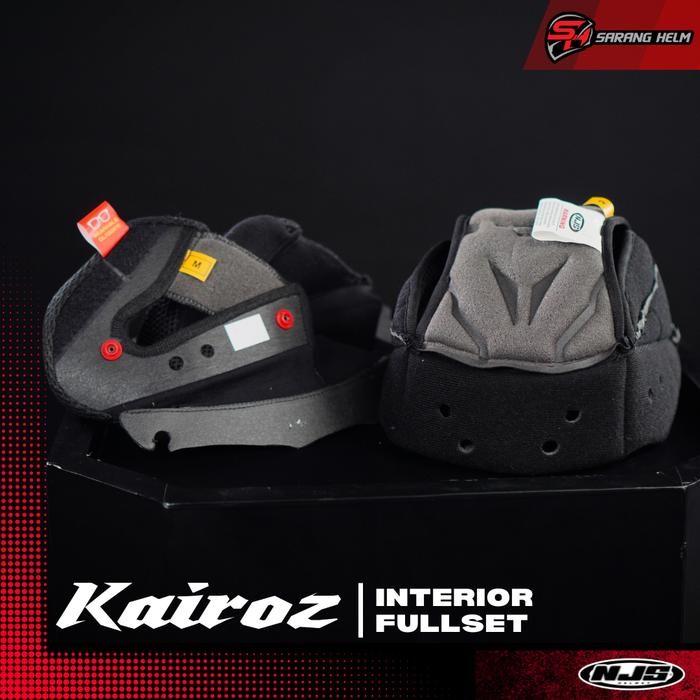 Interior Fullset NJS Kairoz - Aksesoris Helm Busa Helm Busa NJS Busa Kairoz Interior Kairoz NJS ORI