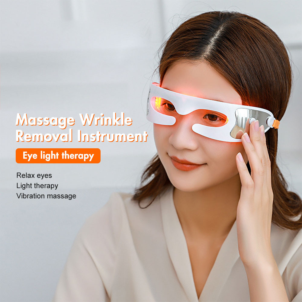 Electric Eye Massager Instrument Vibration Eye Mask Led Photon Therapy Eye Bag Wrinkle Removal