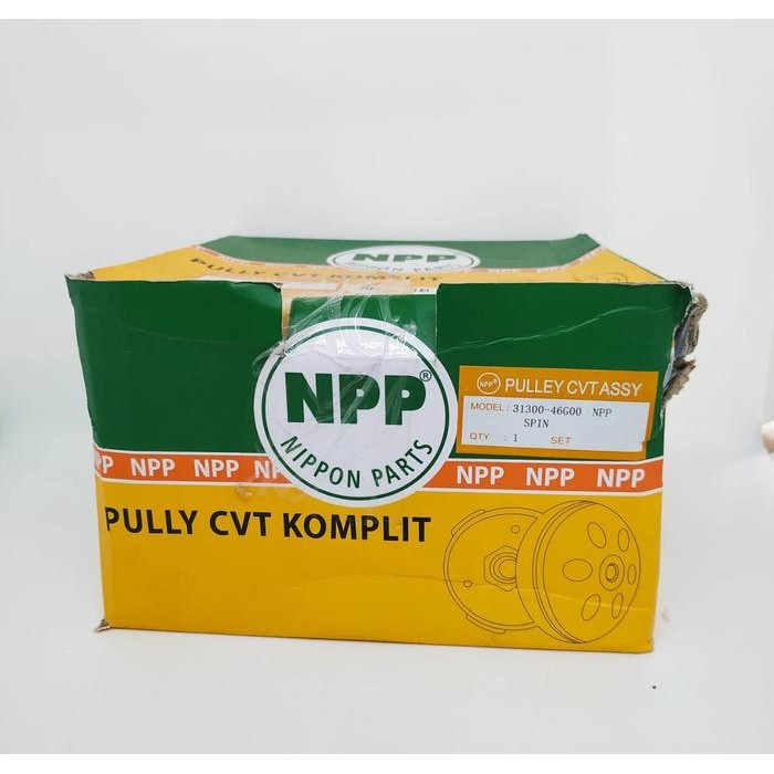 Pully Cvt Komplit Spin Skywave Skydrive 125 Merk Npp