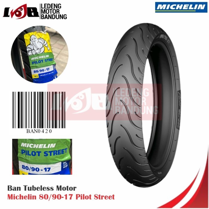 Ban Michelin 80/90-17 Pilot Street