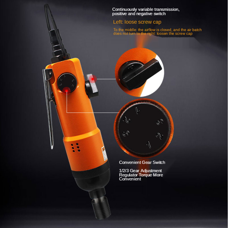 8000 rpm Pneumatic Air Screwdriver 1/4" Straight Hand Industrial  Reversible Screwdriver Pneumatic T