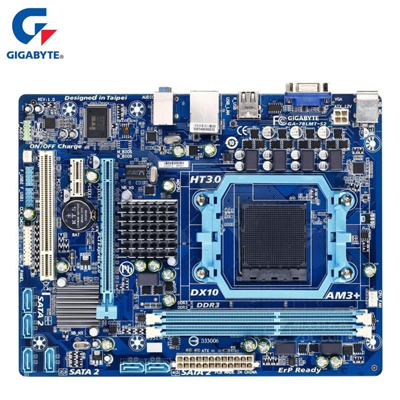Top Gigabyte GA-78LMT-S2 Motherboard For AMD 760G DDR3 USB2.0 16G Socket AM3+/AM3 78LMT S2 Desktop M