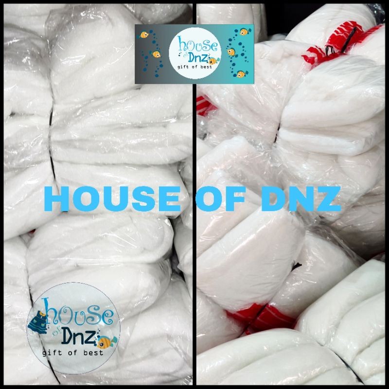 Fur Babies Busa Filter Besar Kolam Ikan 2 X 1 Meter Kapas Dakron Aquarium Putih