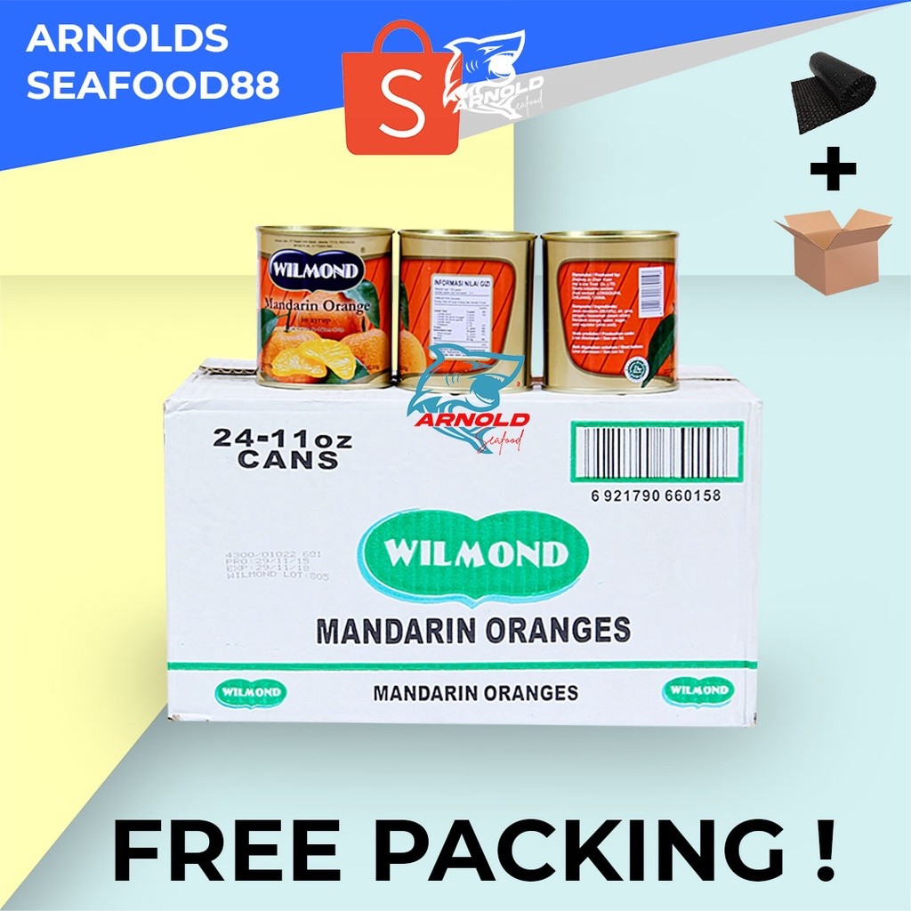 

Wilmond Mandarin Orange Jeruk Per Dus Isi 24 Pcs / Buah Jeruk Kaleng