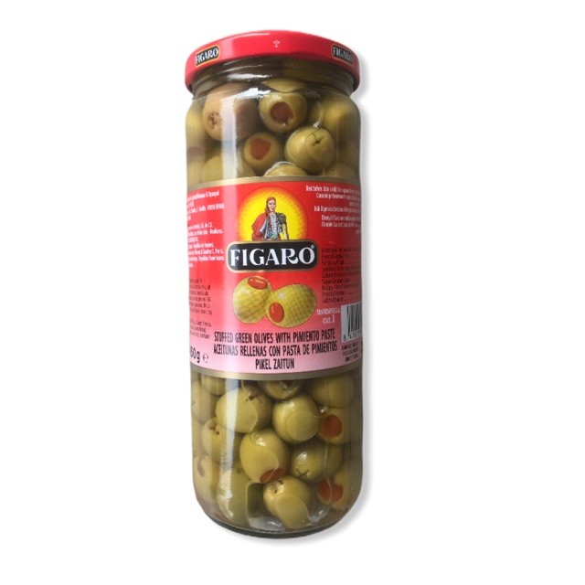 

Figaro Stufeed Green Olives With Pimeto Paste