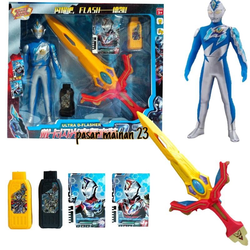 Mainan Ultraman Ultra D Miracle Decker Flasher Dx Dacker