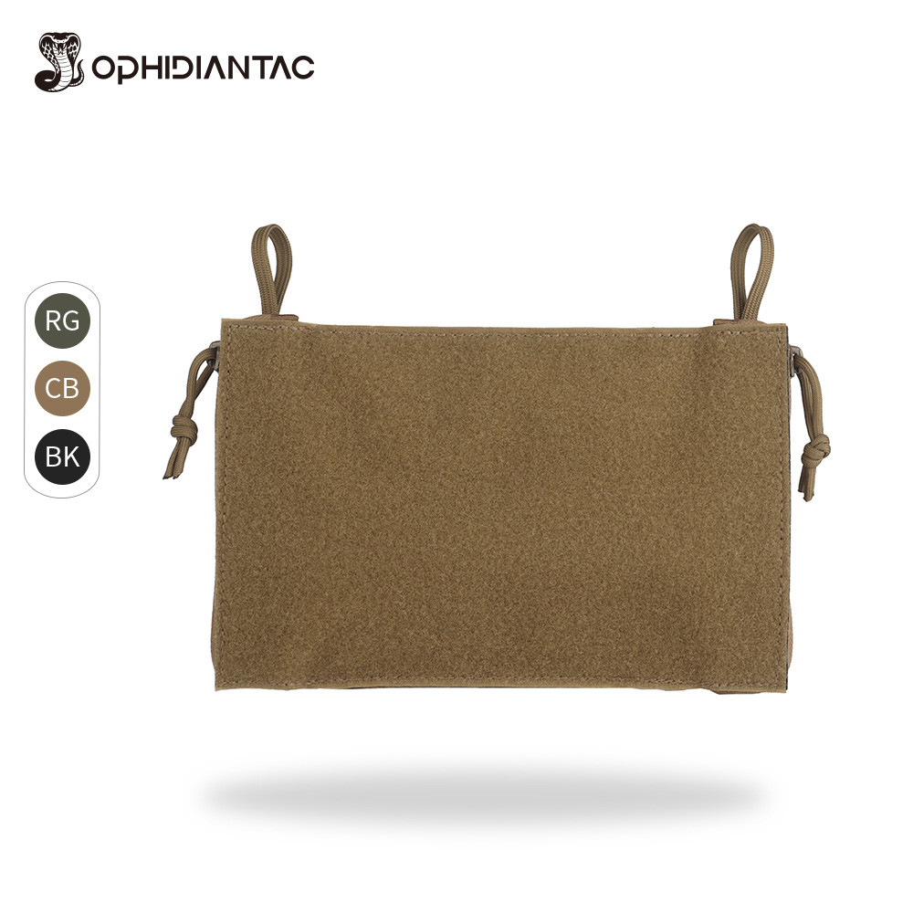 Ophidiantac 500D Nylon Chest Rig Internal Pocket With Double Zipper Chest Vest Rig Magic Tape Pocket