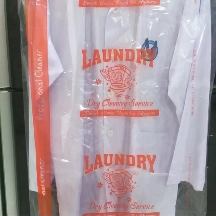 Plastik Laundry Sablon Kiloan Bahan ORI bening