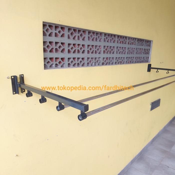 Bracket Jemuran Tempel Dinding, Besi Siku Jemuran