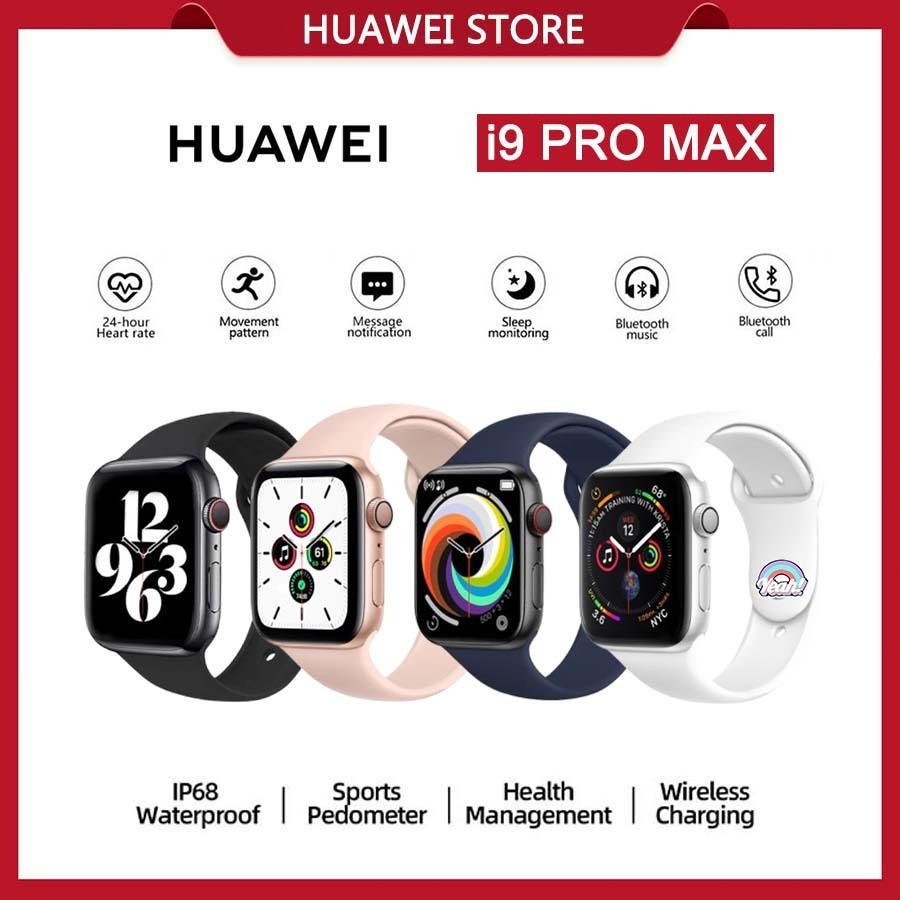 Lestari Storeee - ORI Huawei Smartwatch i9 s Layar Sentuh Layar Penuh Pintar Tahan Air Smartwatch