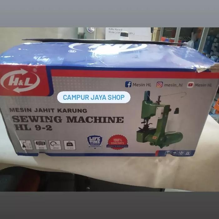 

Terlaris Mesin Alat Jait Menjait Karung Beras H&L Hl 9-2 Sewing Machine Ori