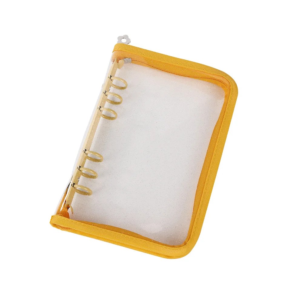 

A5 A6 Glitter Zipper Binder Photo Card Collection Book Postcard Organizer Diary Notebook School
