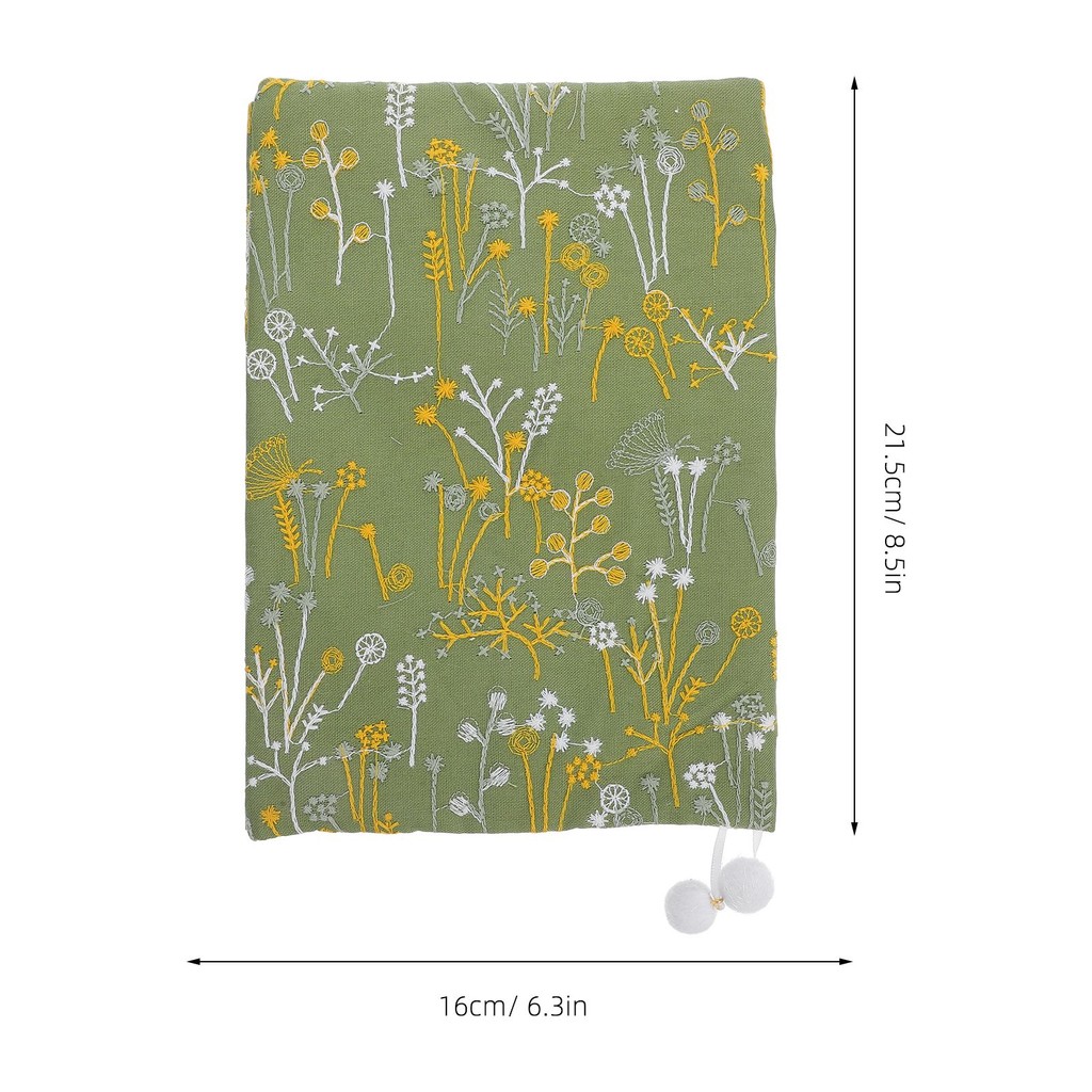 

Book Cover Fabric Decorative Sleeve Protector Washable Antiwear Cloth Covers For Paperbacks