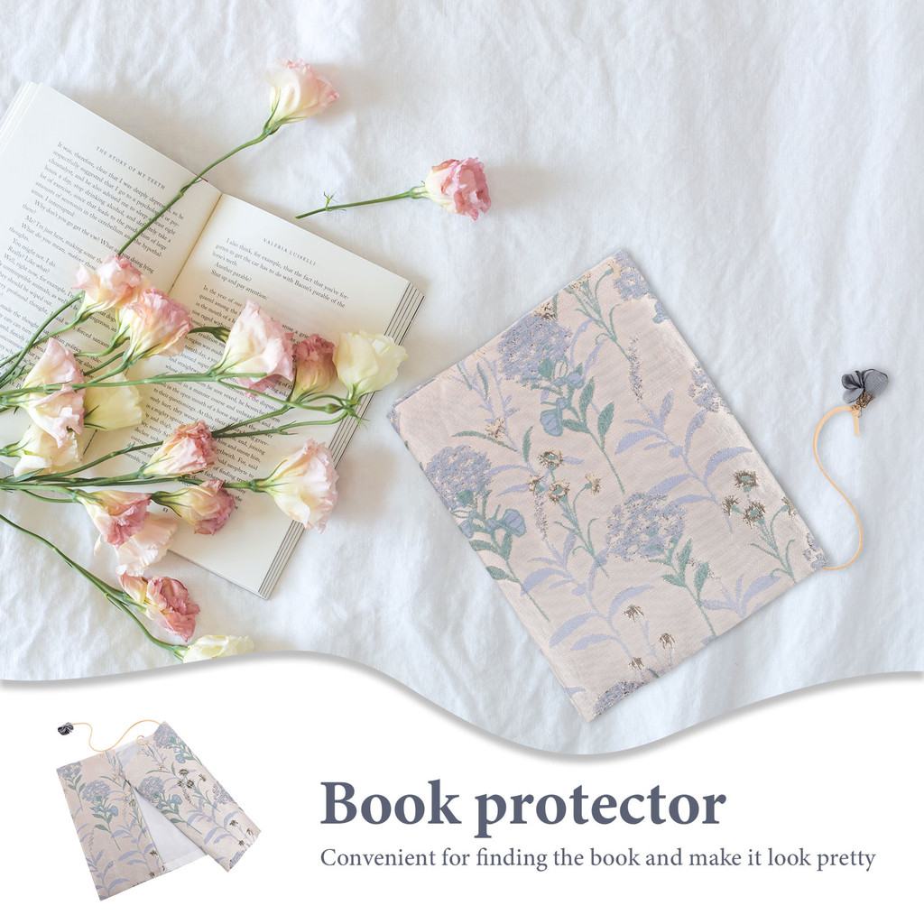 

A5 Fabric Book Cover Protective Sleeve Cloth Notebook Protector For Journal Covers Student Book