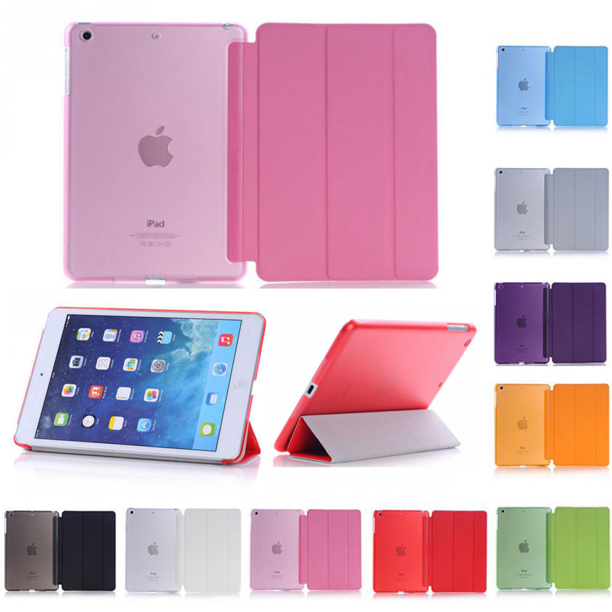 

Ultra-Thin Slim Tablet Case For Ipad Mini 5 2019 Case Flip Magnetic Folding Stand Pvc Cover For Ipad