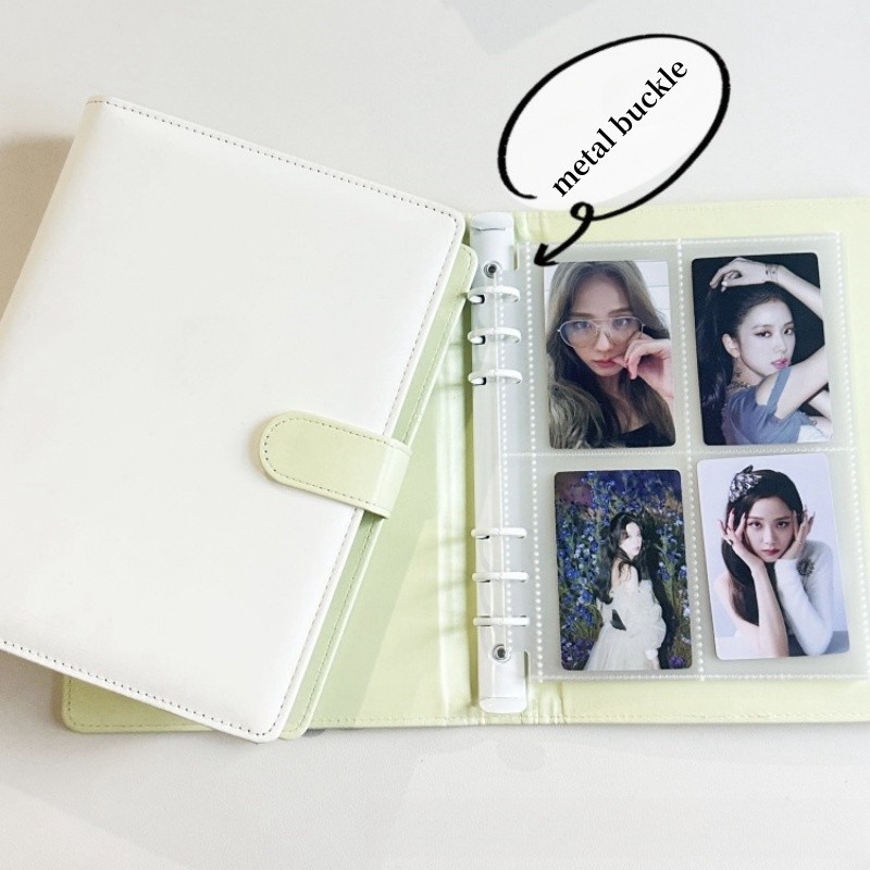 

Macaron Color A5 Magnetic Ins Card Album Photo Collect Cover Large Capacity Binder Photocards Kpop