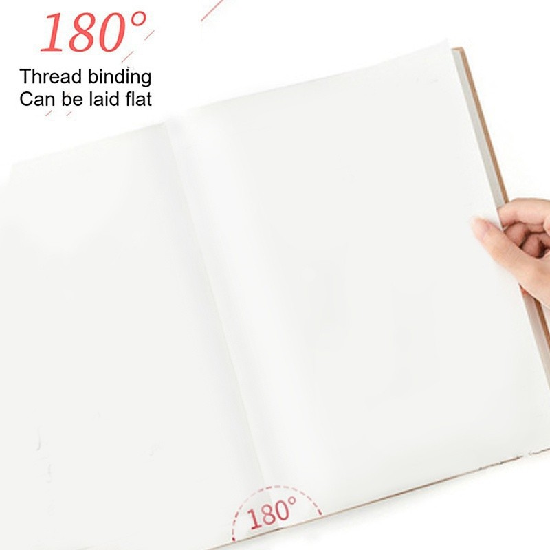 

A4 A6 Notebook Thickened Large Notepad Soft Leather Ultra-Thick Horizontal Line/Blank Diary Notebook