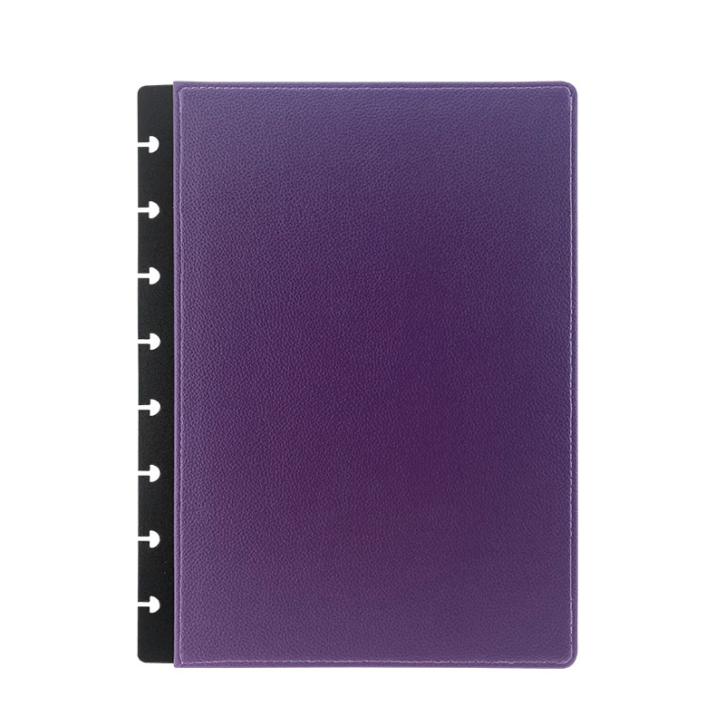 

A5 Notebook Covers Leather Cover For Disc Ring Binding Notebooks Planner Mushroom Hole Planner