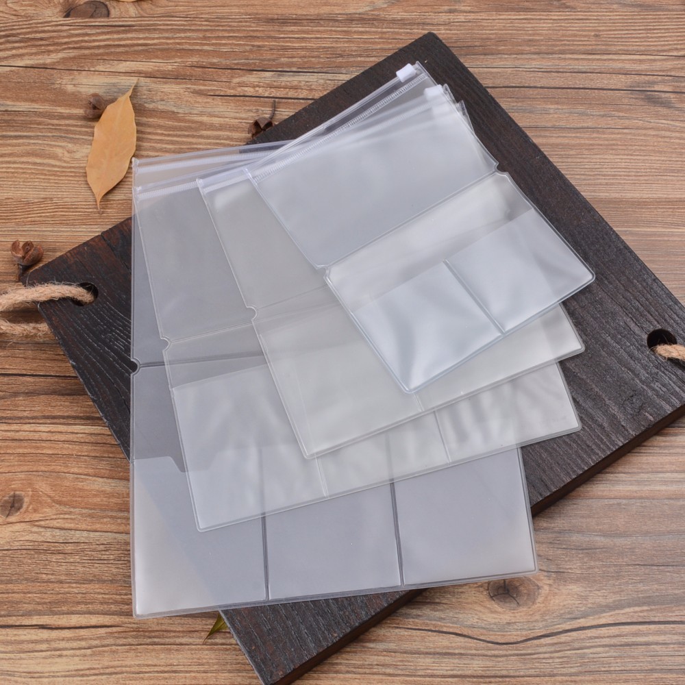 

Fromthenon Pvc Zipper Bag For Midori Travelers Notebook Journal Planner Accessory Card Holder