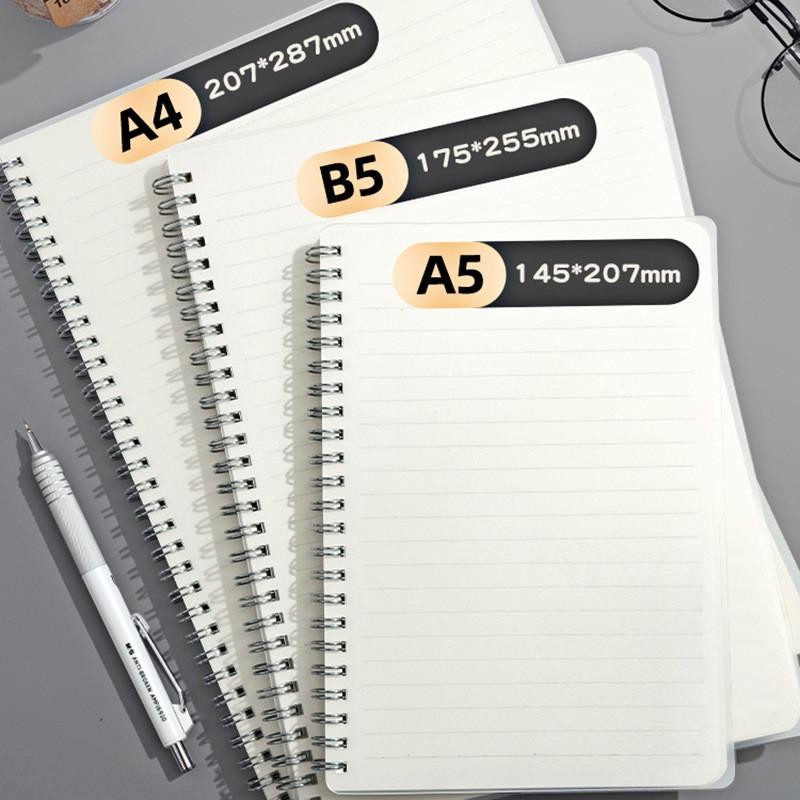 

80 Sheets/ 160 Pages Square Line Notebook A4 A5 B5 Coil Paper Journal Diary Sketchbook For School