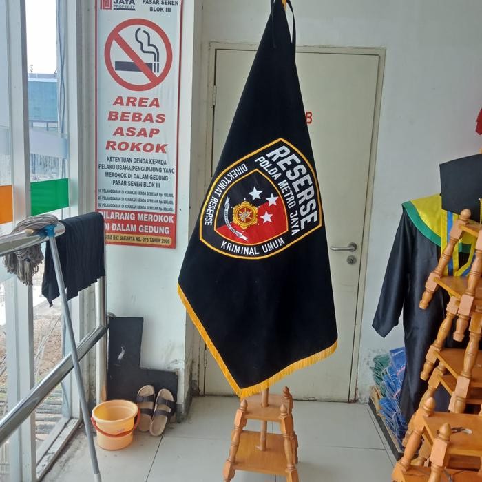 

Flagers - Bendera Pataka 2 Muka Bahan Beludru