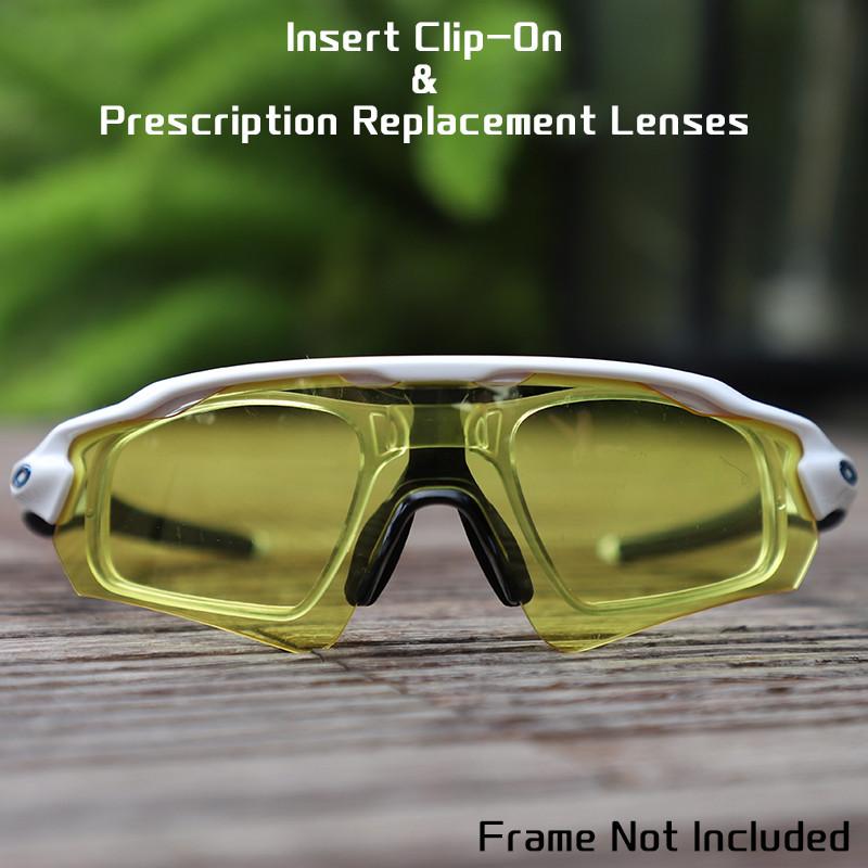 Hdtac Insert Clip-On Prescription Clip & Custom Prescription Lenses For Oakley Radar Ev Sunglasses