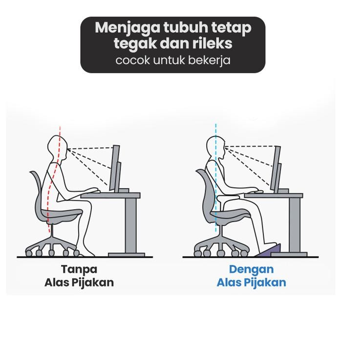 Starlight Bangku Pijakan Kaki Kantor Bangku Rilex Kantor Pijakan Kaki HSB143 gjah