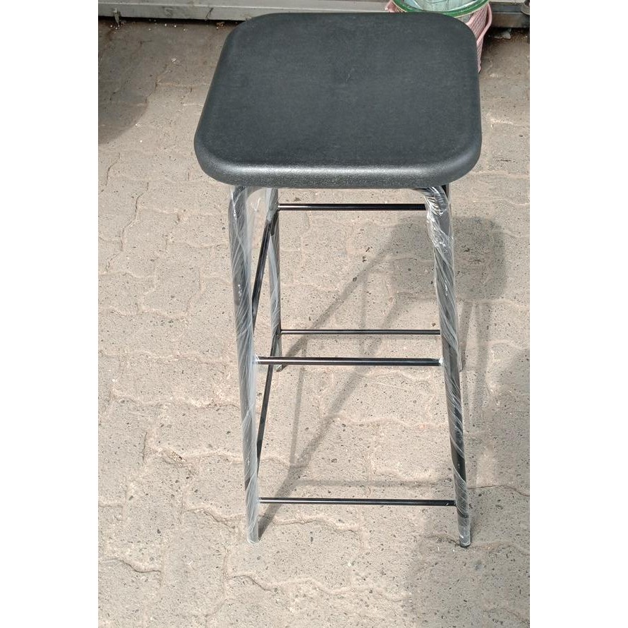 Kursi Baso Bangku Bar Plastik Bulat Tinggi 75cm gjah