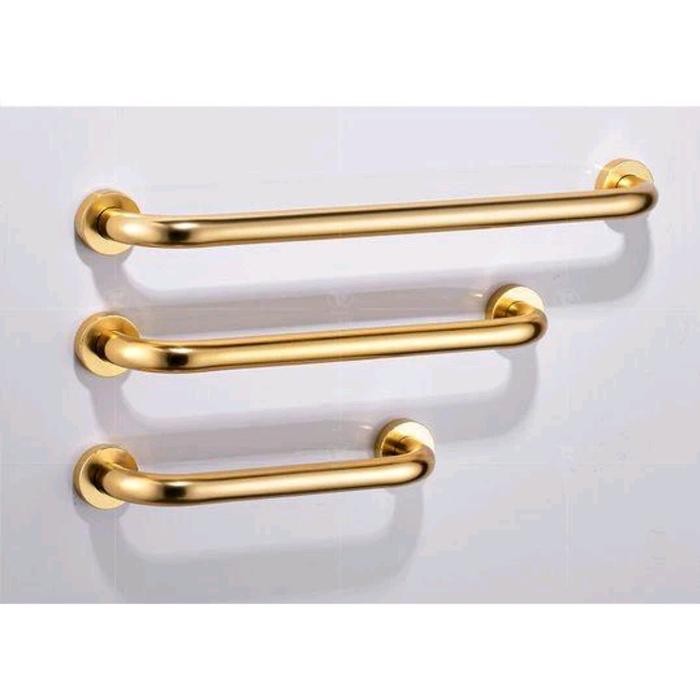 PEGANGAN BATH TUB EMAS 40CM-50CM/PEGANGAN KAMAR MANDI GOLD MURAH